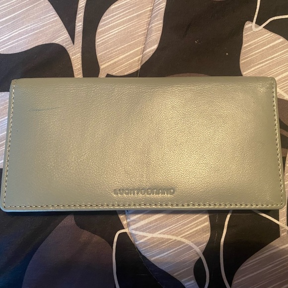 Lucky Brand Handbags - Lucky Brand Genuine Leather blue grey Wallet